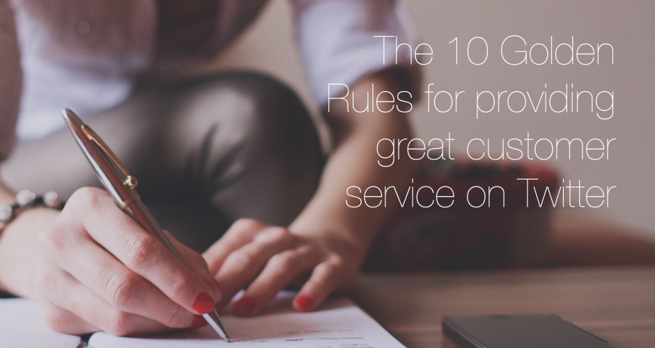 Golden Rules for Providing Great Customer Service on Twitter
